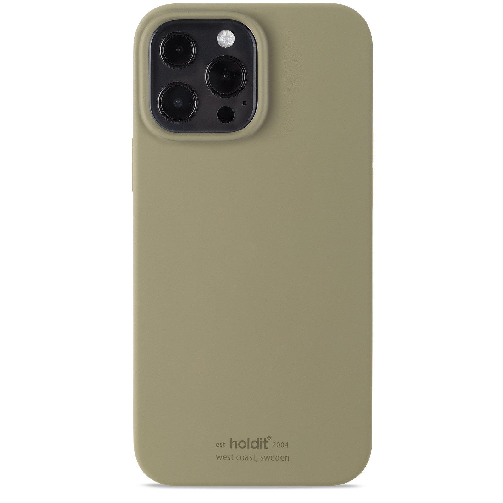 Silikonikuori iPhone 13 Pro Max Khaki Green