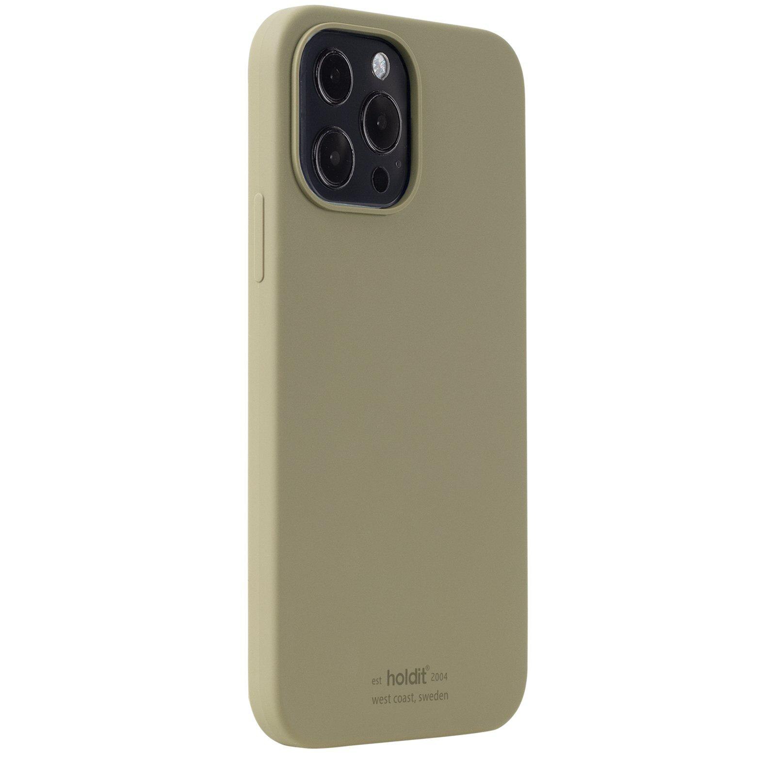 Silikonikuori iPhone 13 Pro Max Khaki Green