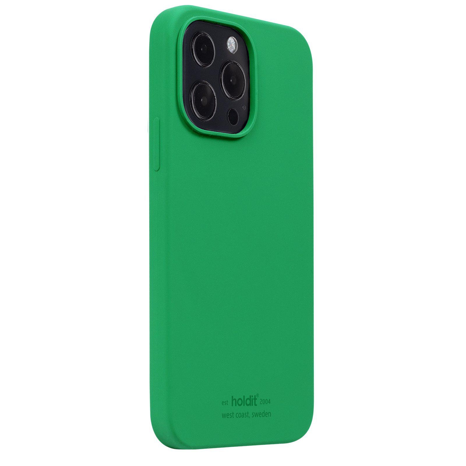 Silikonikuori iPhone 13 Pro Grass Green