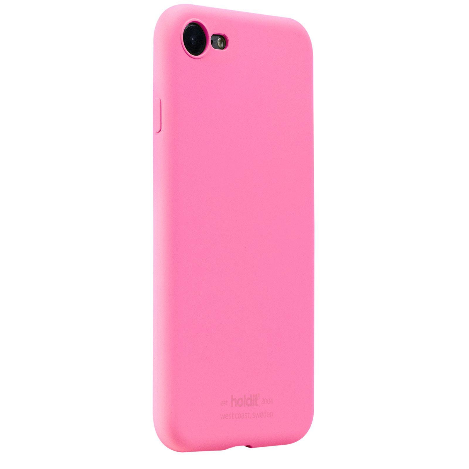 Silikonikuori iPhone SE 2022 Vaaleanpunainen