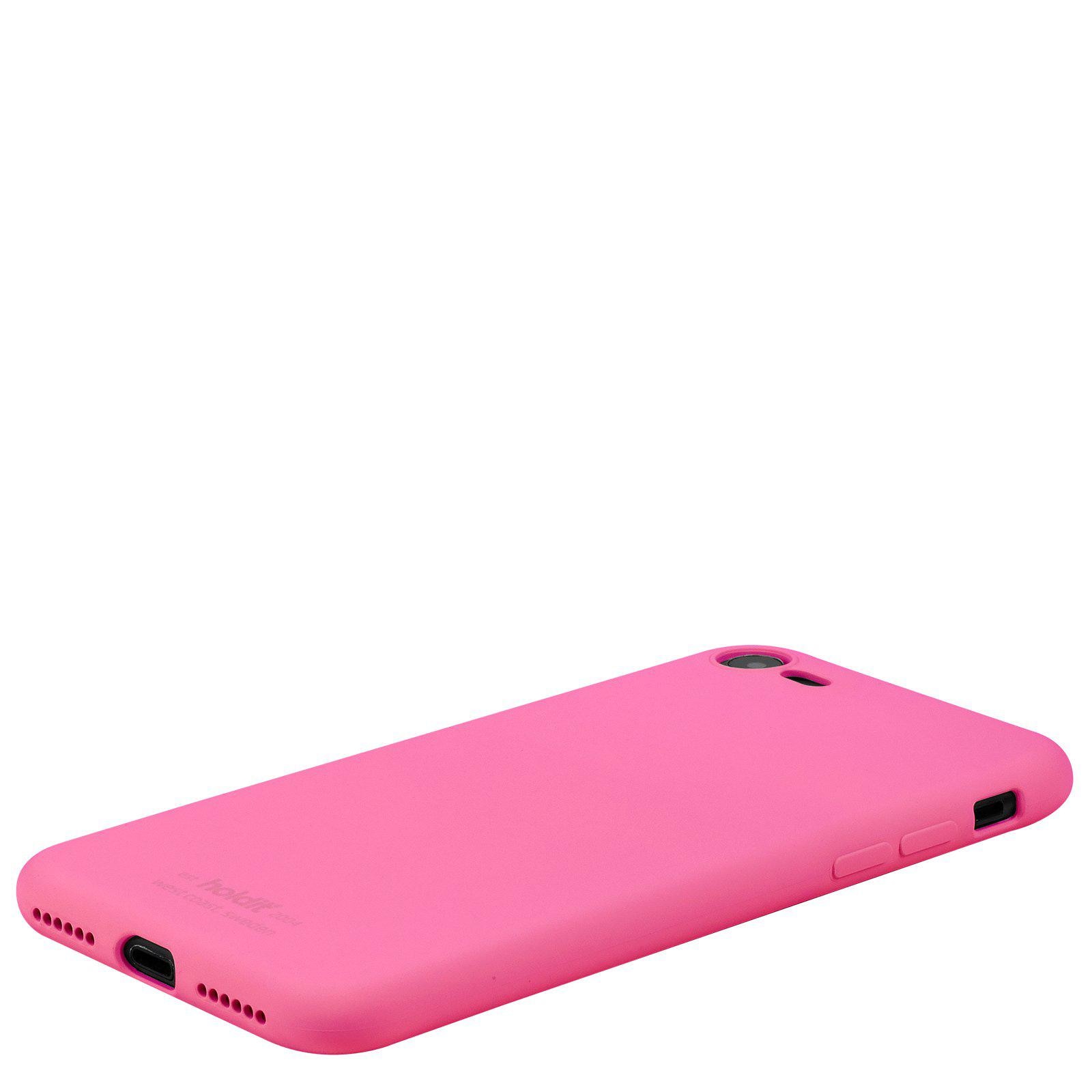 Silikonikuori iPhone SE 2022 Vaaleanpunainen
