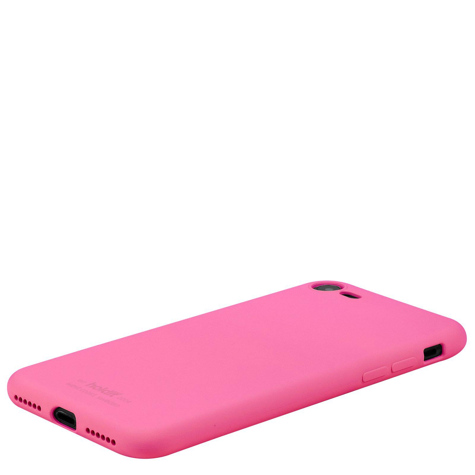 Silikonikuori iPhone 8 Bright Pink