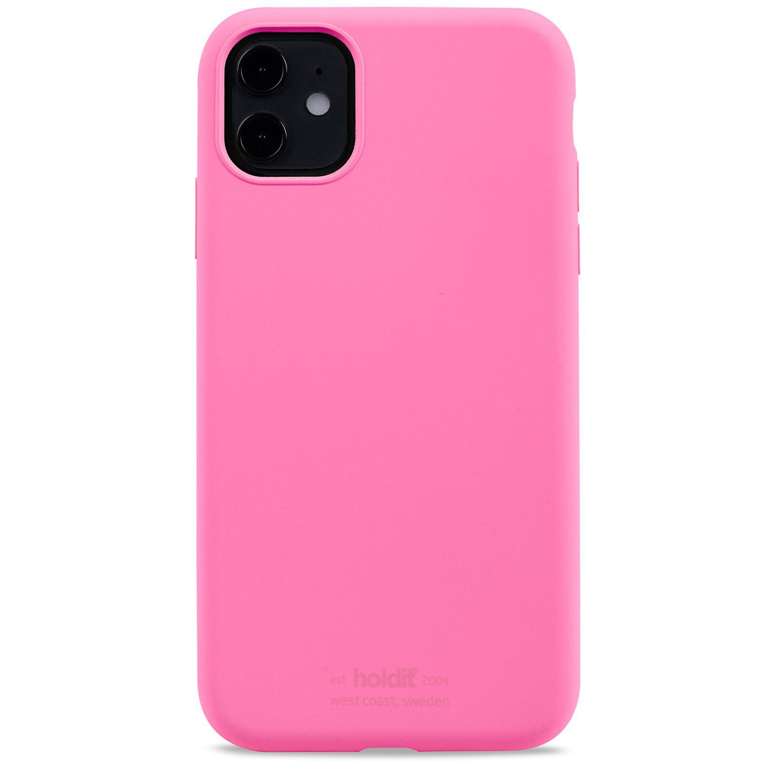 Silikonikuori iPhone 11/XR Bright Pink