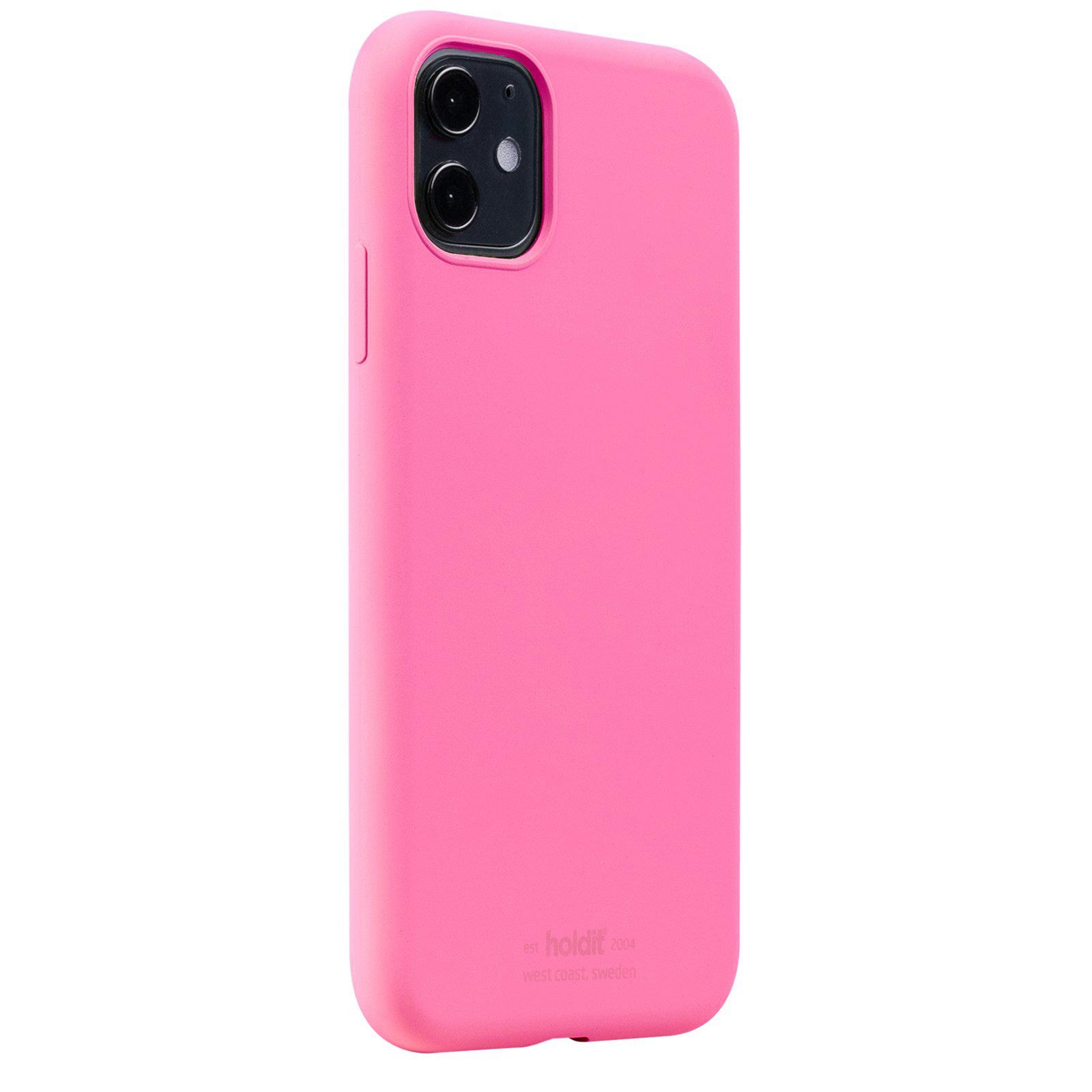 Silikonikuori iPhone 11 Bright Pink