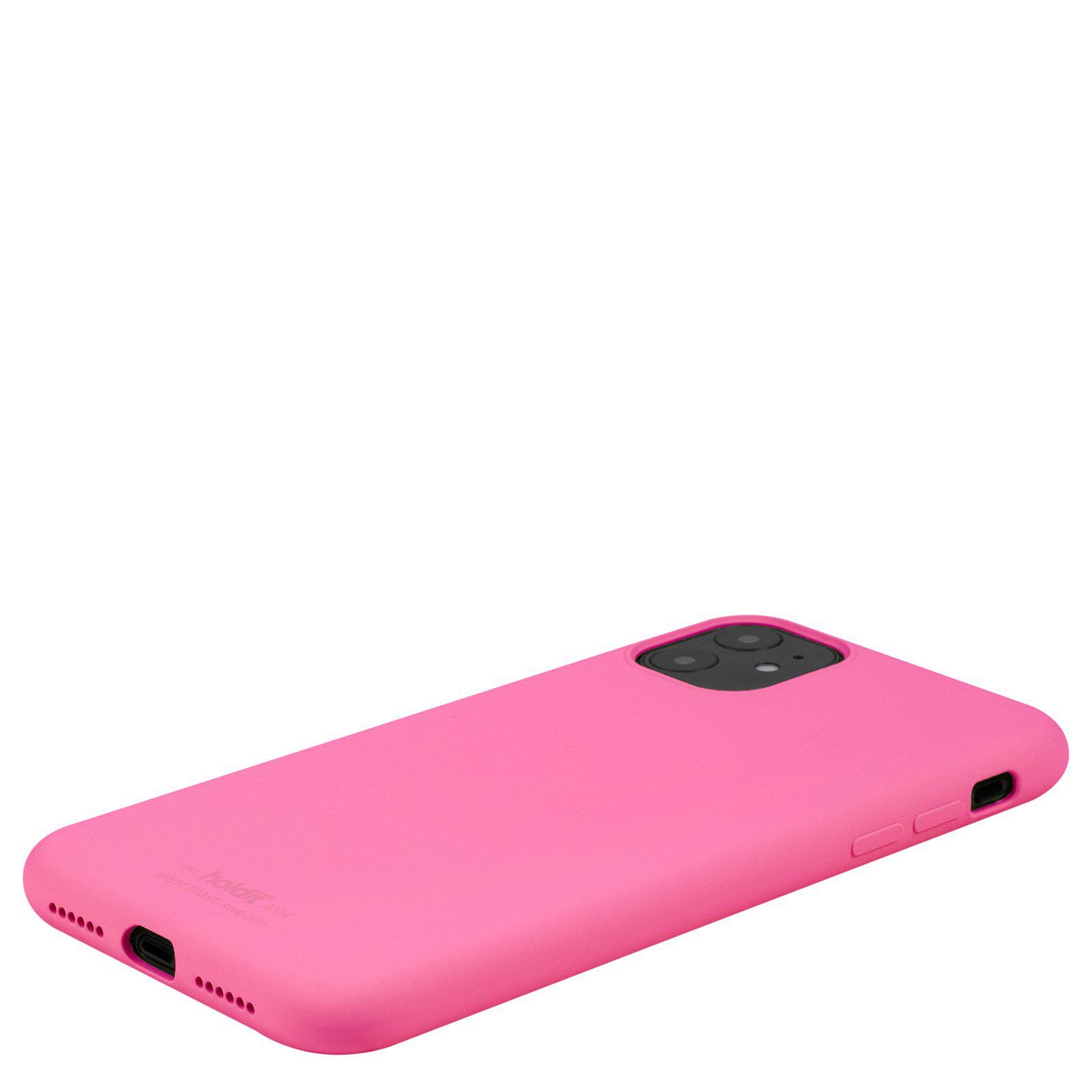 Silikonikuori iPhone XR Bright Pink