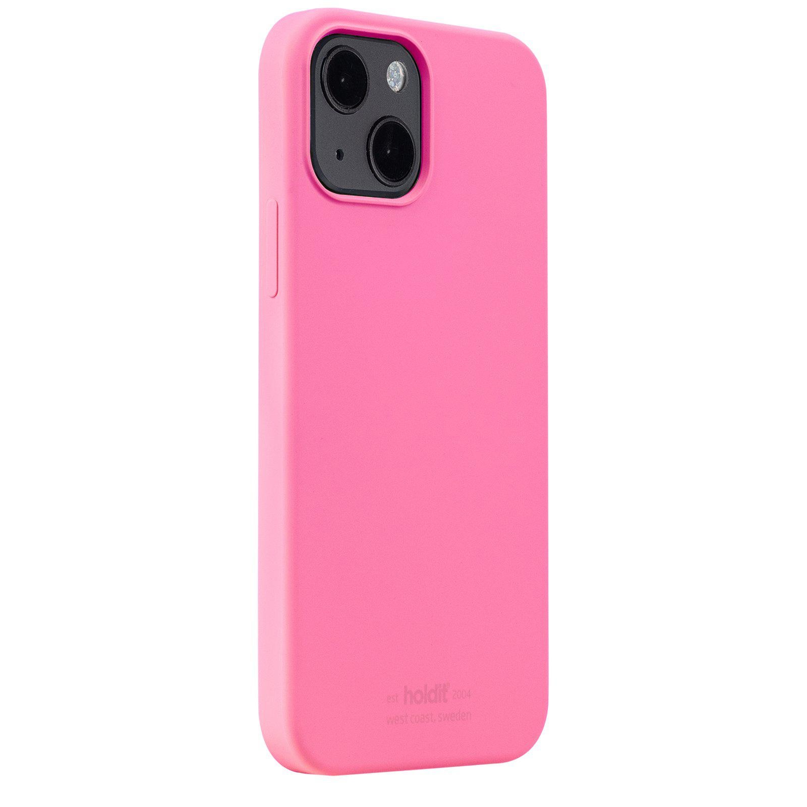 Silikonikuori iPhone 13 Bright Pink