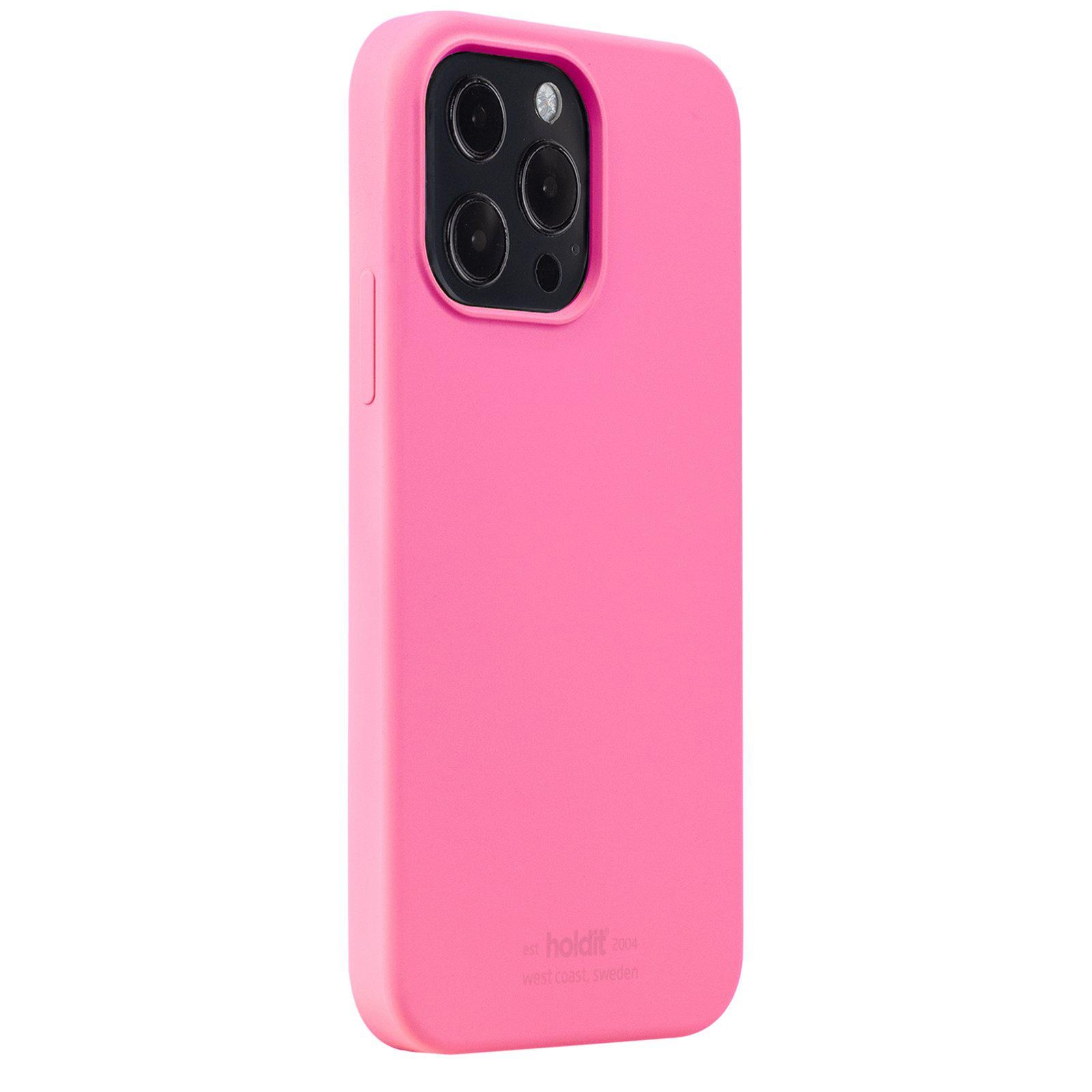 Silikonikuori iPhone 14 Pro Bright Pink