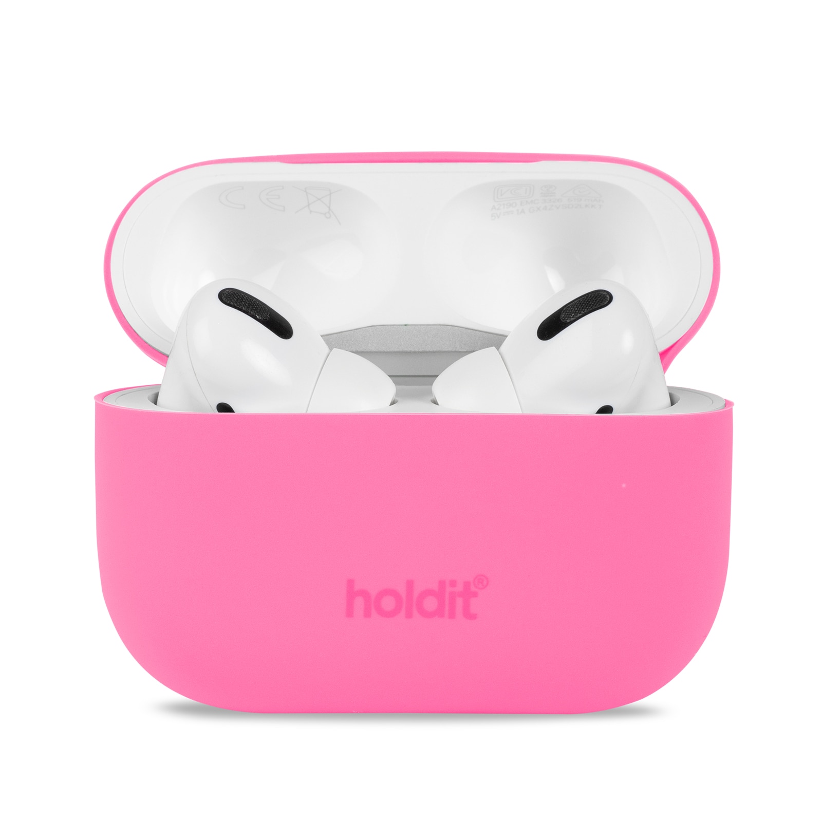 Silikonikotelo Apple AirPods Pro Bright Pink