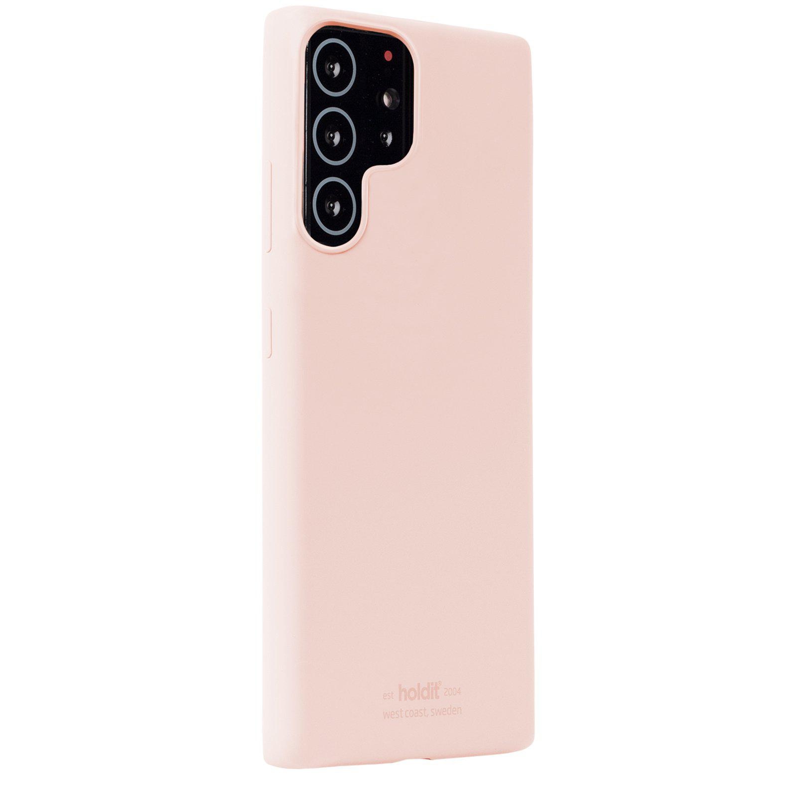 Silikonikuori Samsung Galaxy S22 Ultra Blush Pink