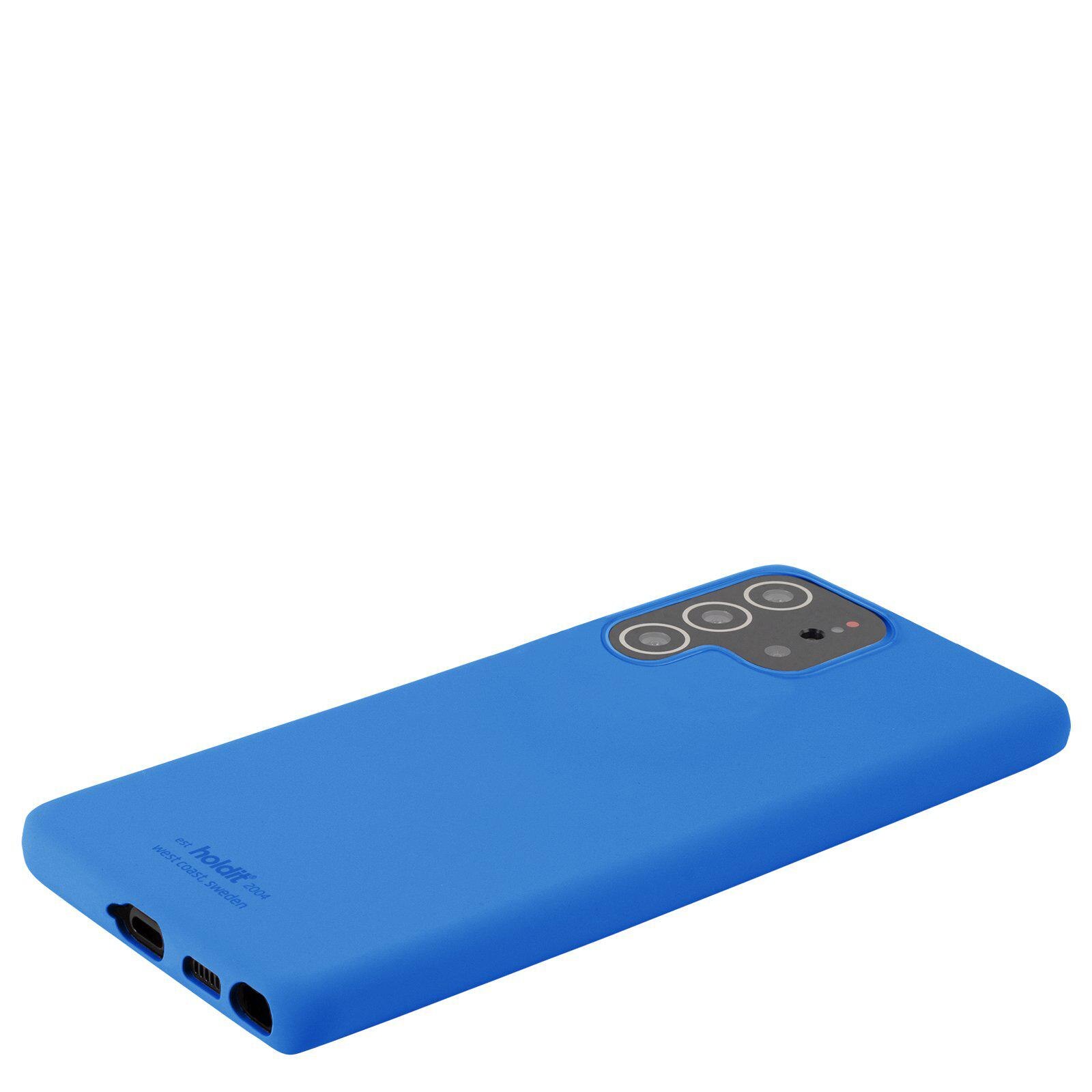 Silikonikuori Samsung Galaxy S22 Ultra Sininen
