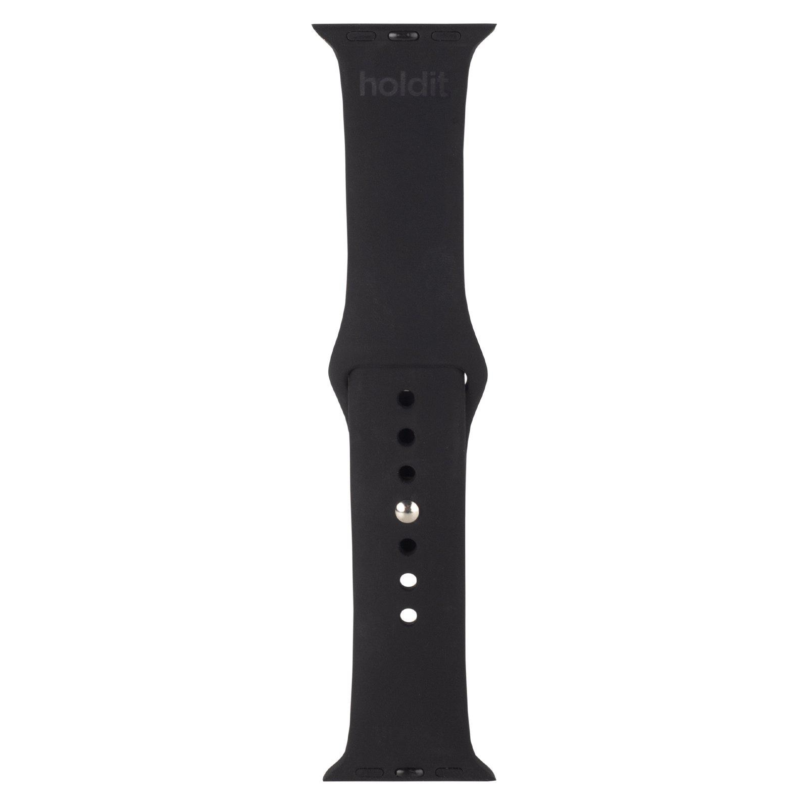 Silikoniranneke Apple Watch SE 40mm Black