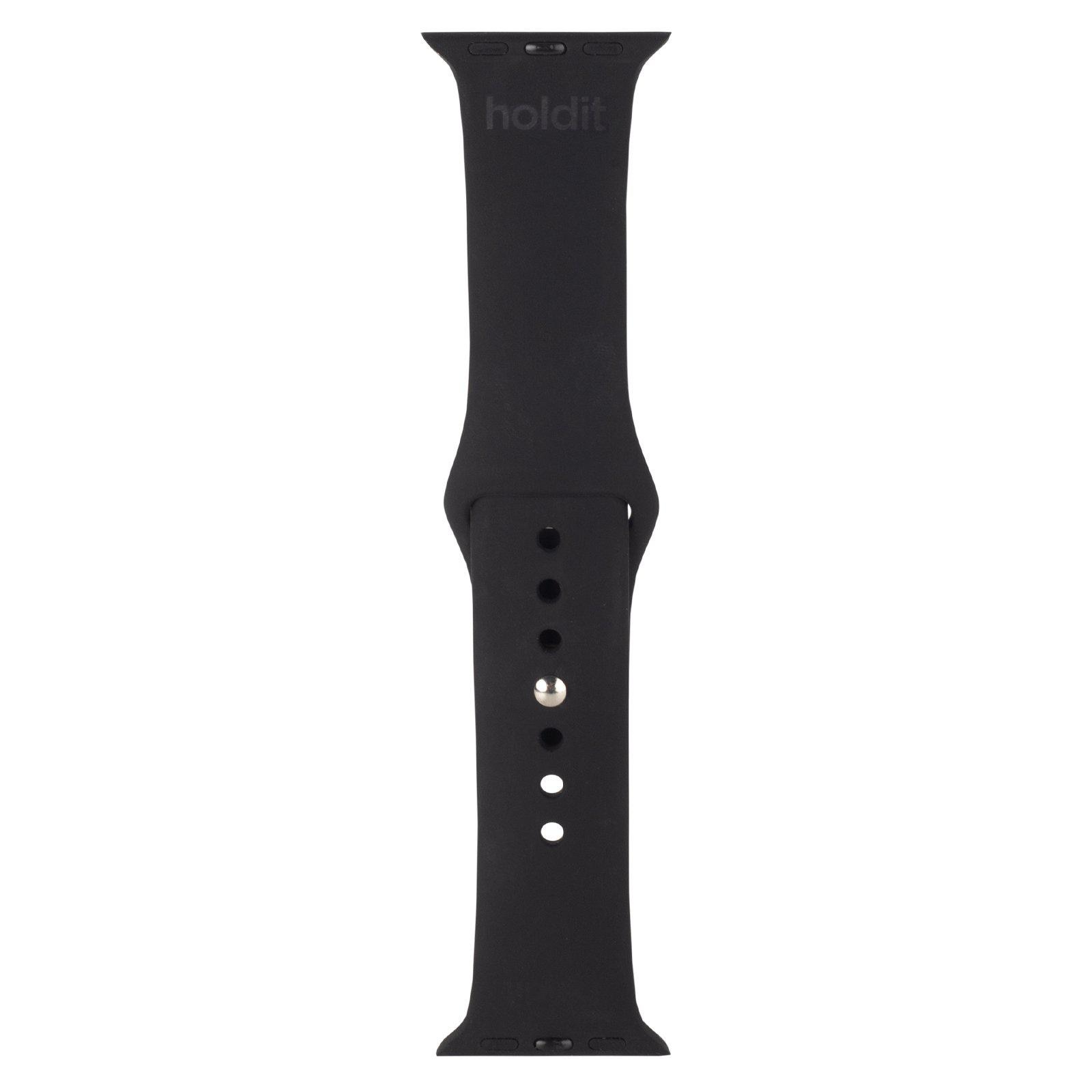 Silikoniranneke Apple Watch 38mm Black