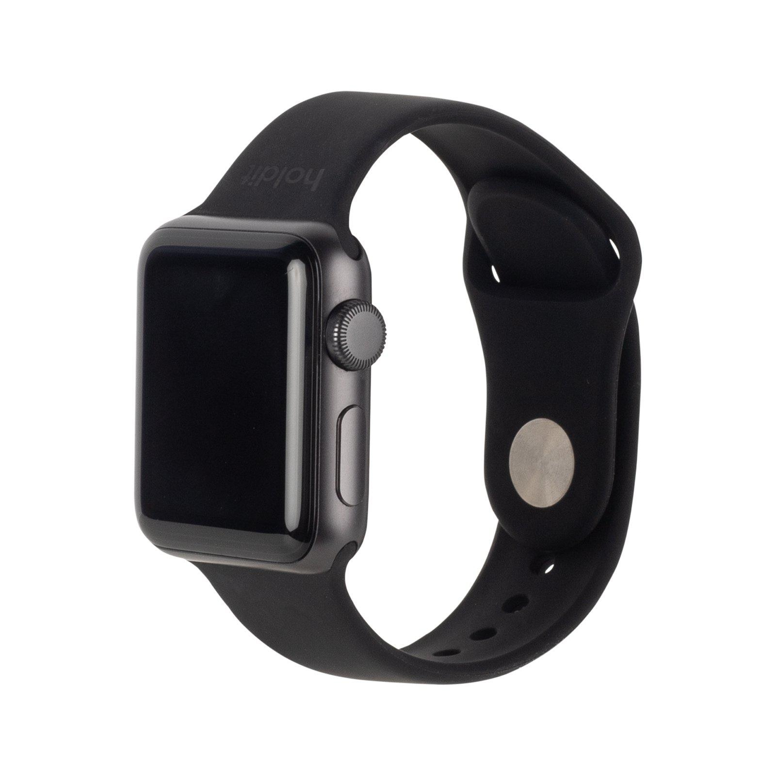 Silikoniranneke Apple Watch 38/40/41 mm Black