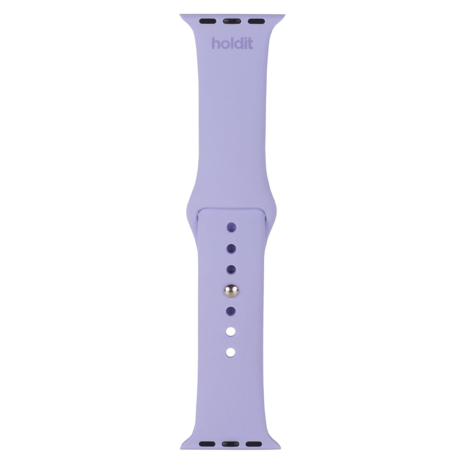 Silikoniranneke Apple Watch 41mm Series 8 Lavender