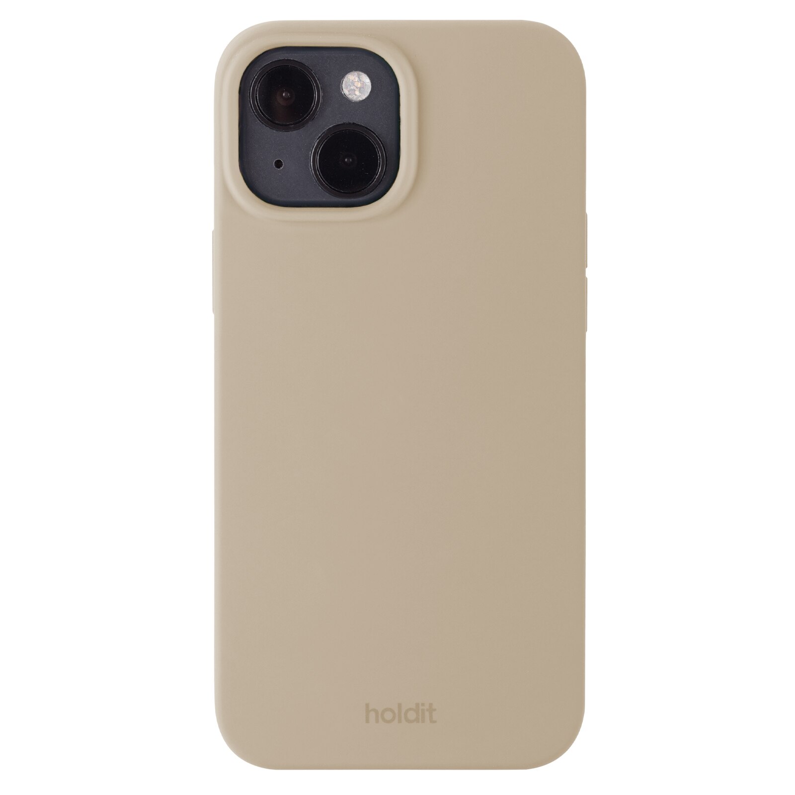 Silikonikuori iPhone 14 Beige