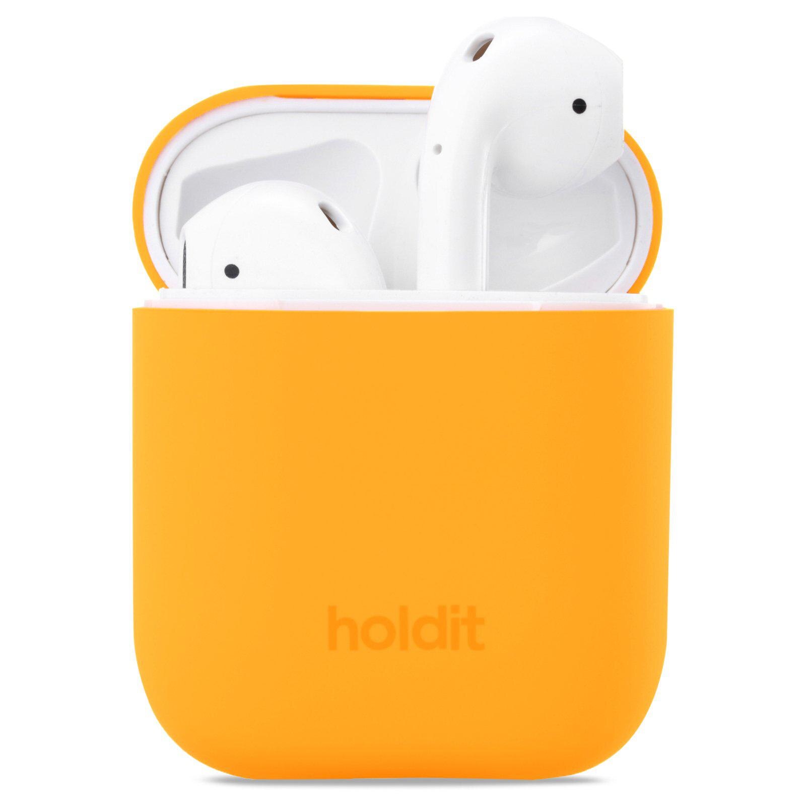 Silikonikotelo Apple AirPods Orange Juice