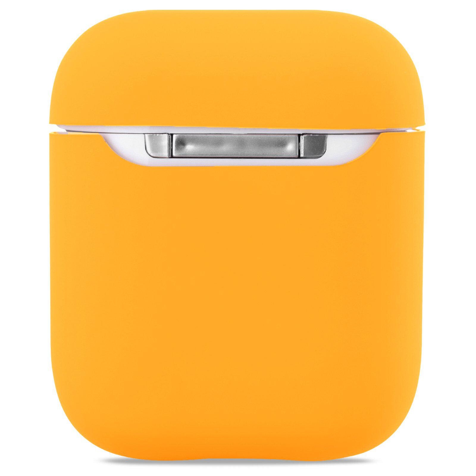 Silikonikotelo Apple AirPods Orange Juice