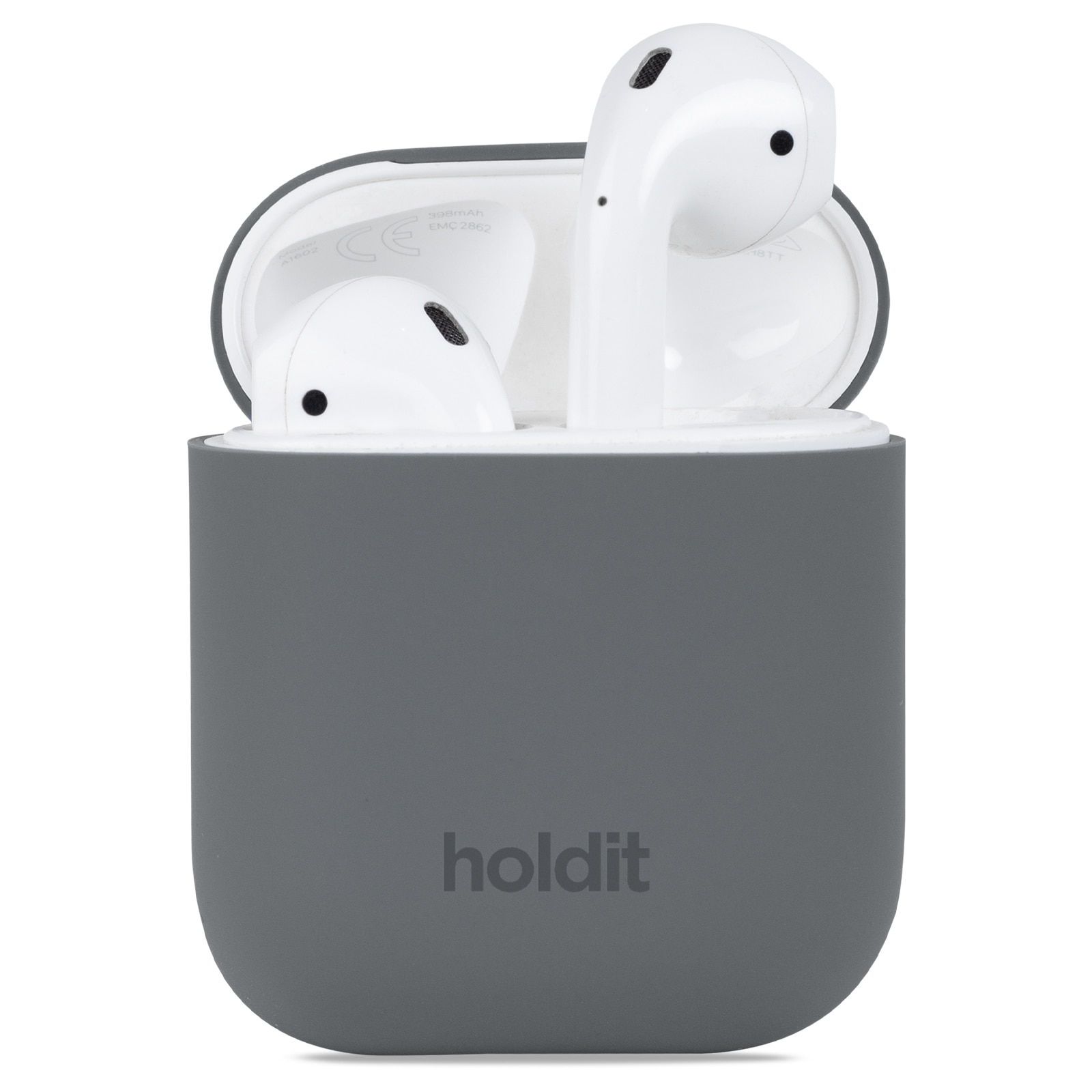 Silikonikotelo Apple AirPods Space Gray