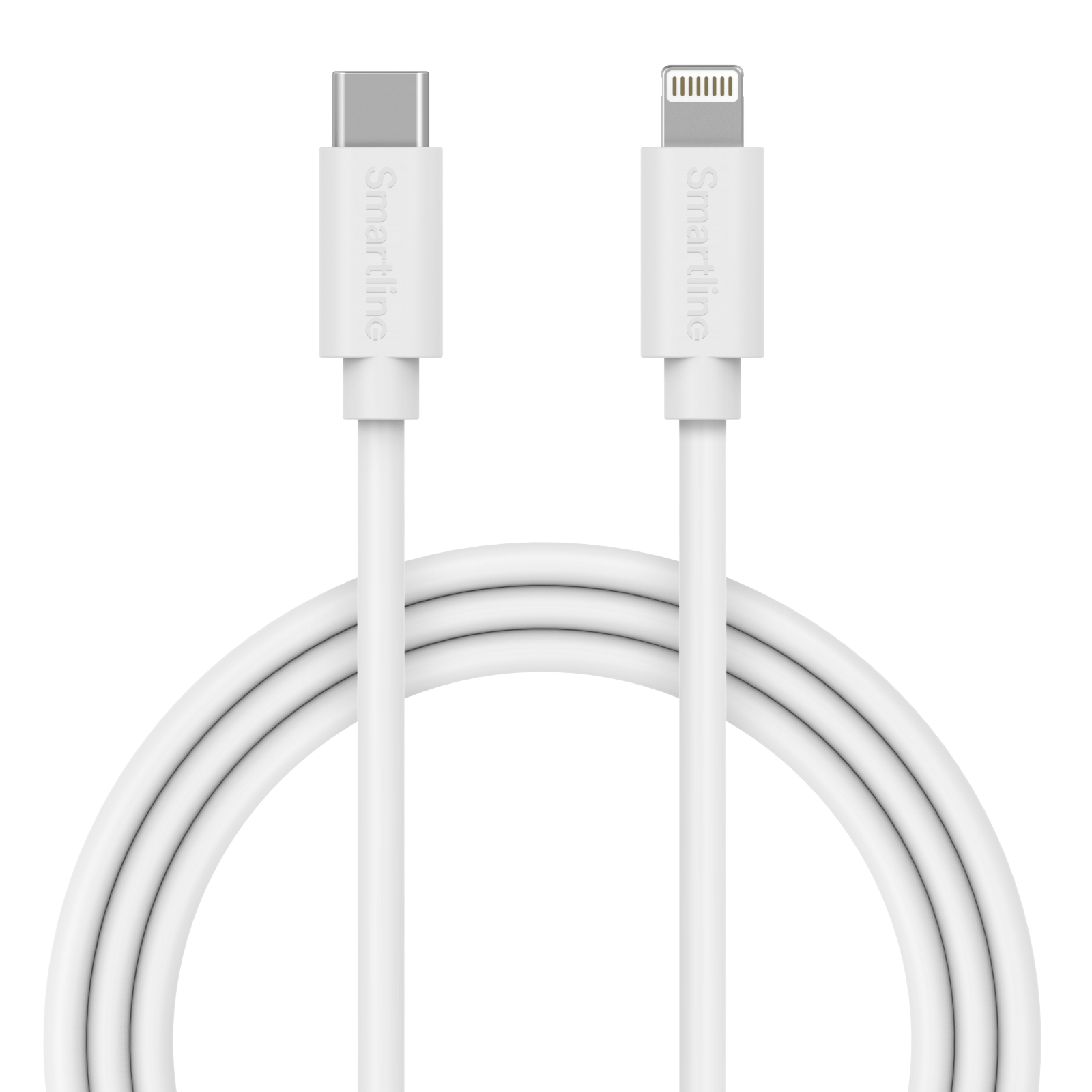 USB Cable USB-C to Lightning 3m valkoinen