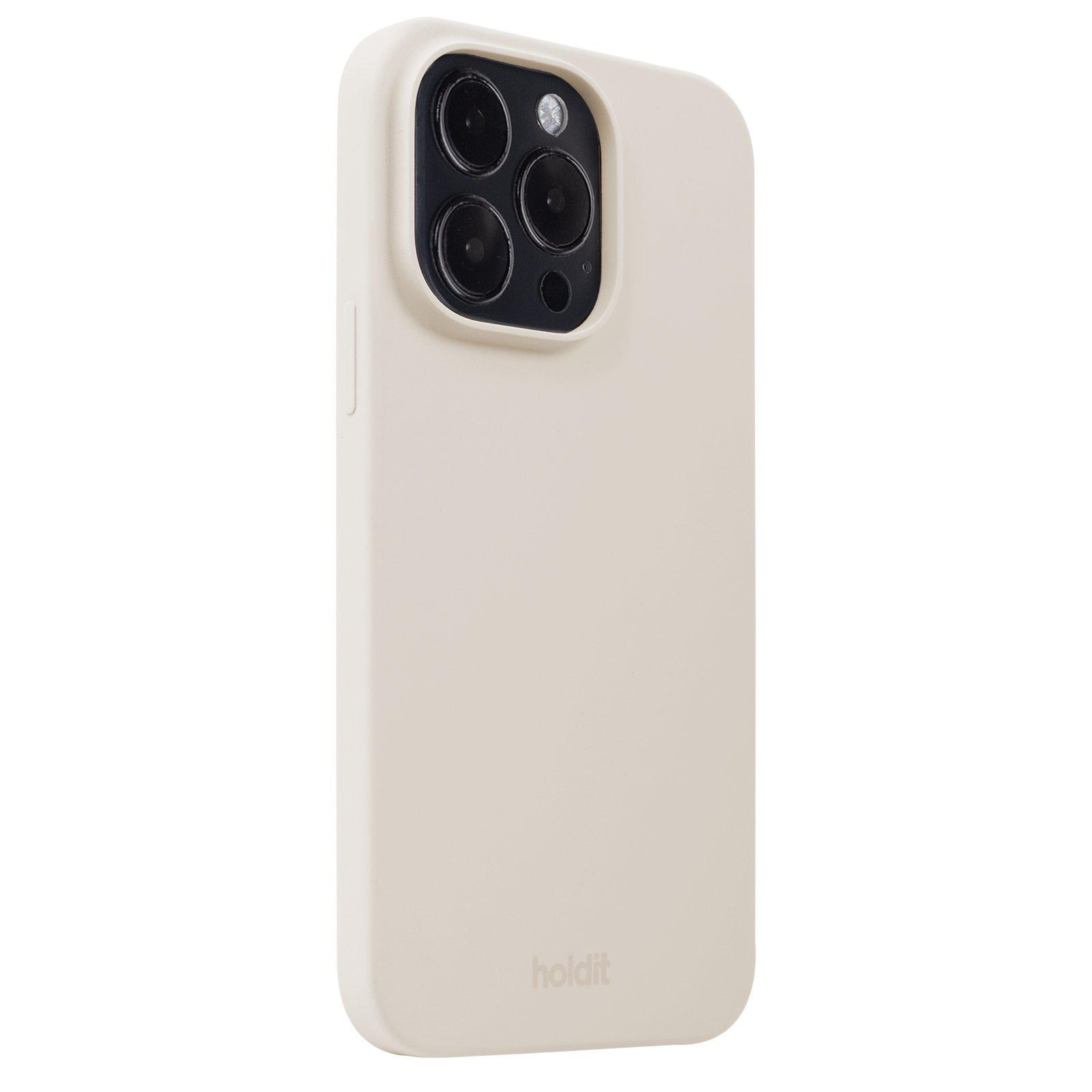 Silikonikuori iPhone 15 Pro Light Beige