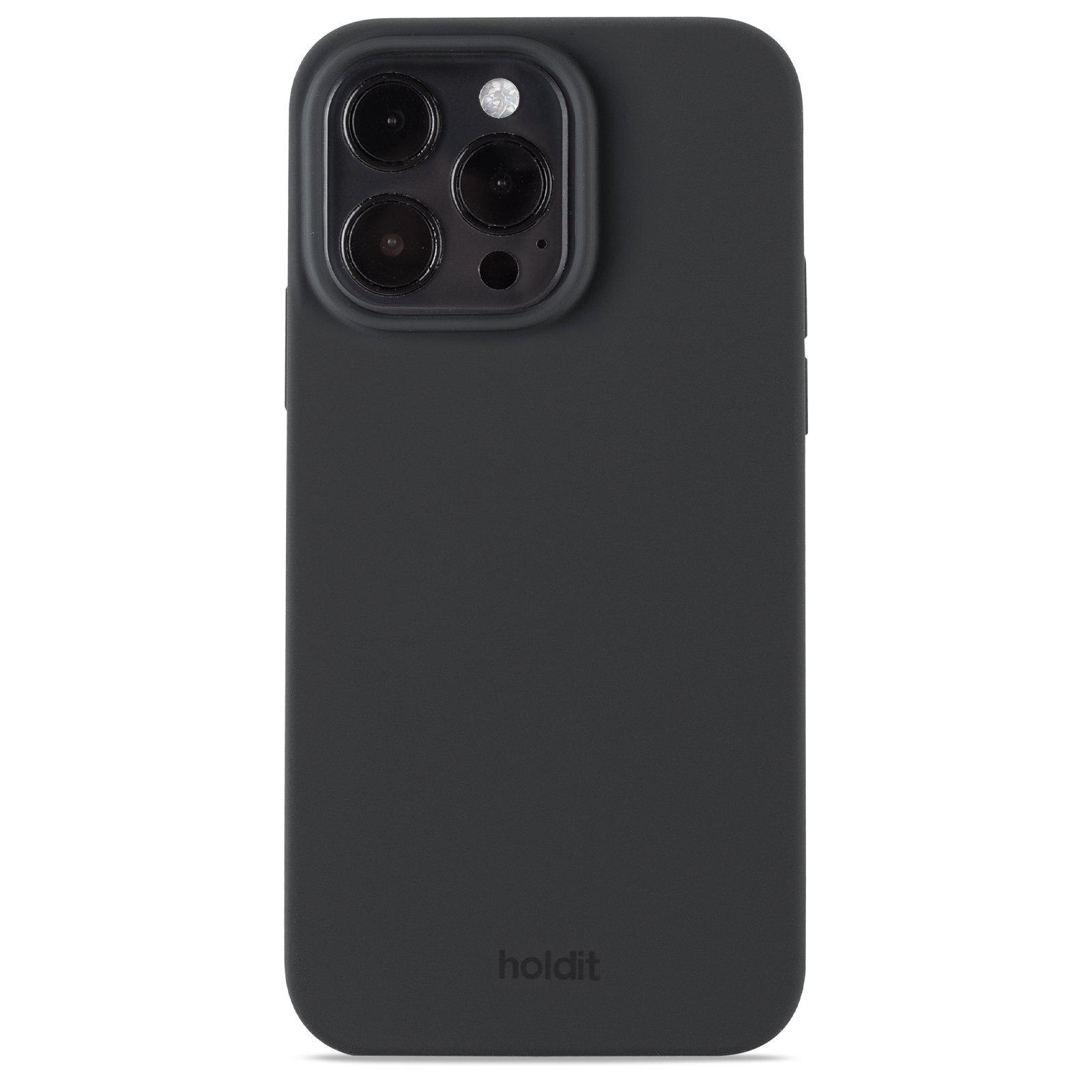 Silikonikuori iPhone 15 Pro Max Black