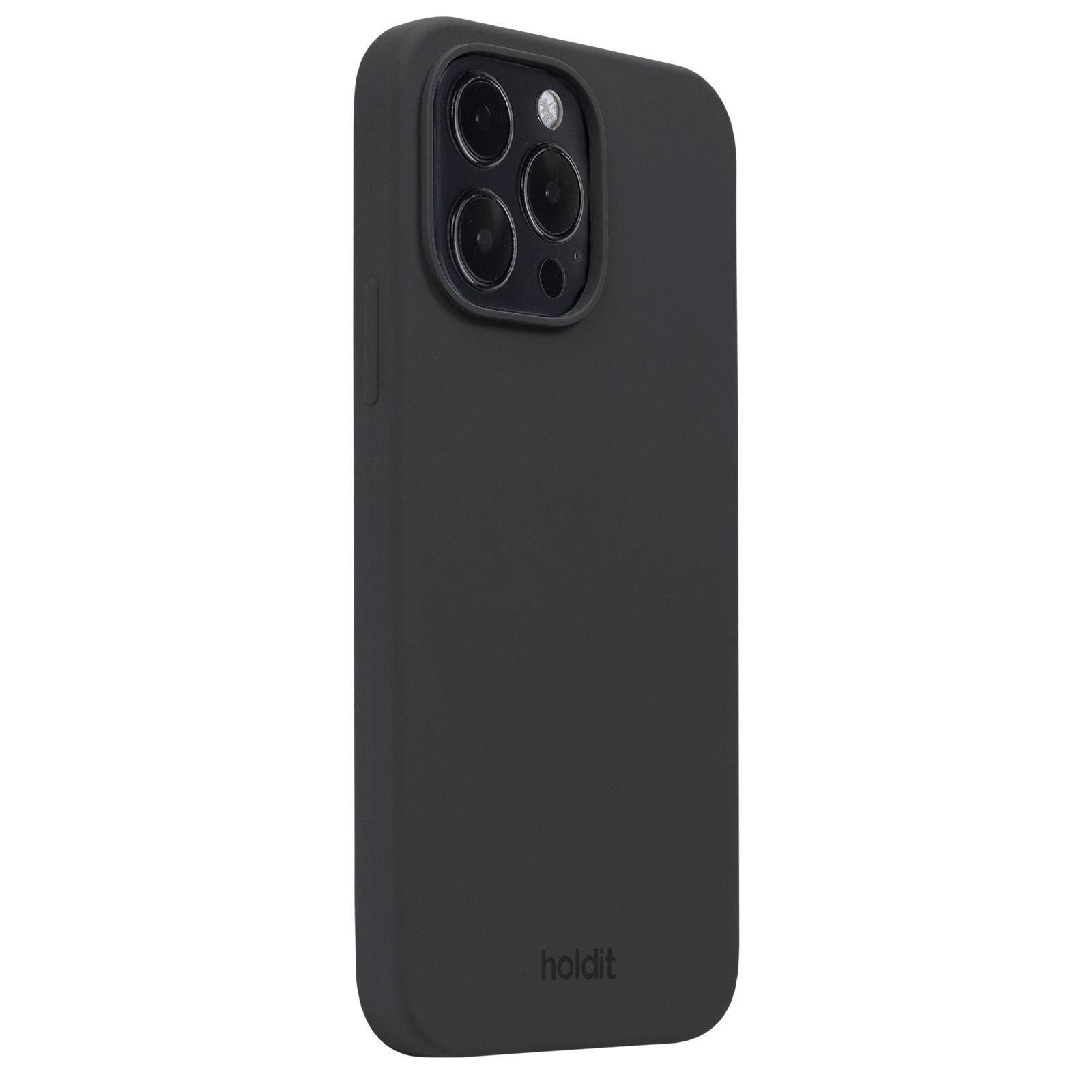 Silikonikuori iPhone 15 Pro Max Black