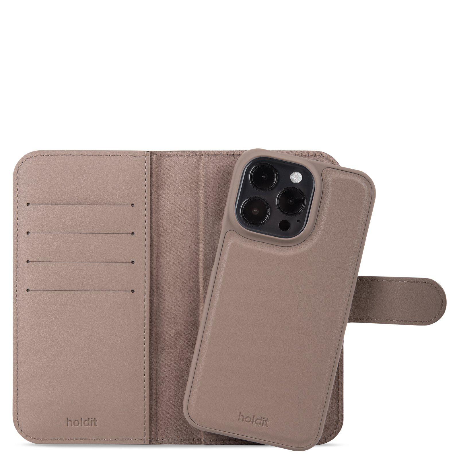 Lompakkokotelo Magneetti Plus iPhone 15 Pro Mocha Brown