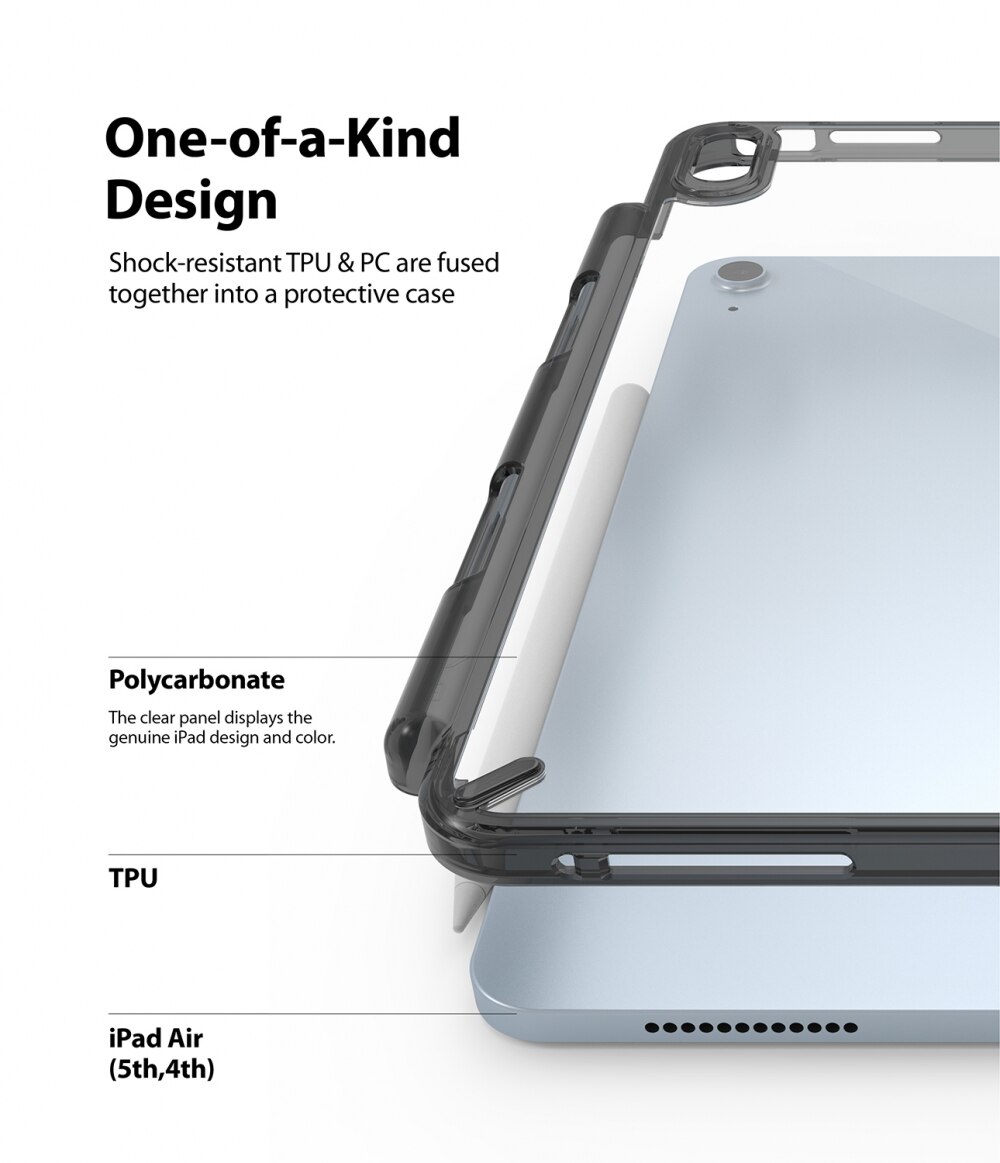 Fusion Case iPad Air 10.9 5th Gen (2022) musta
