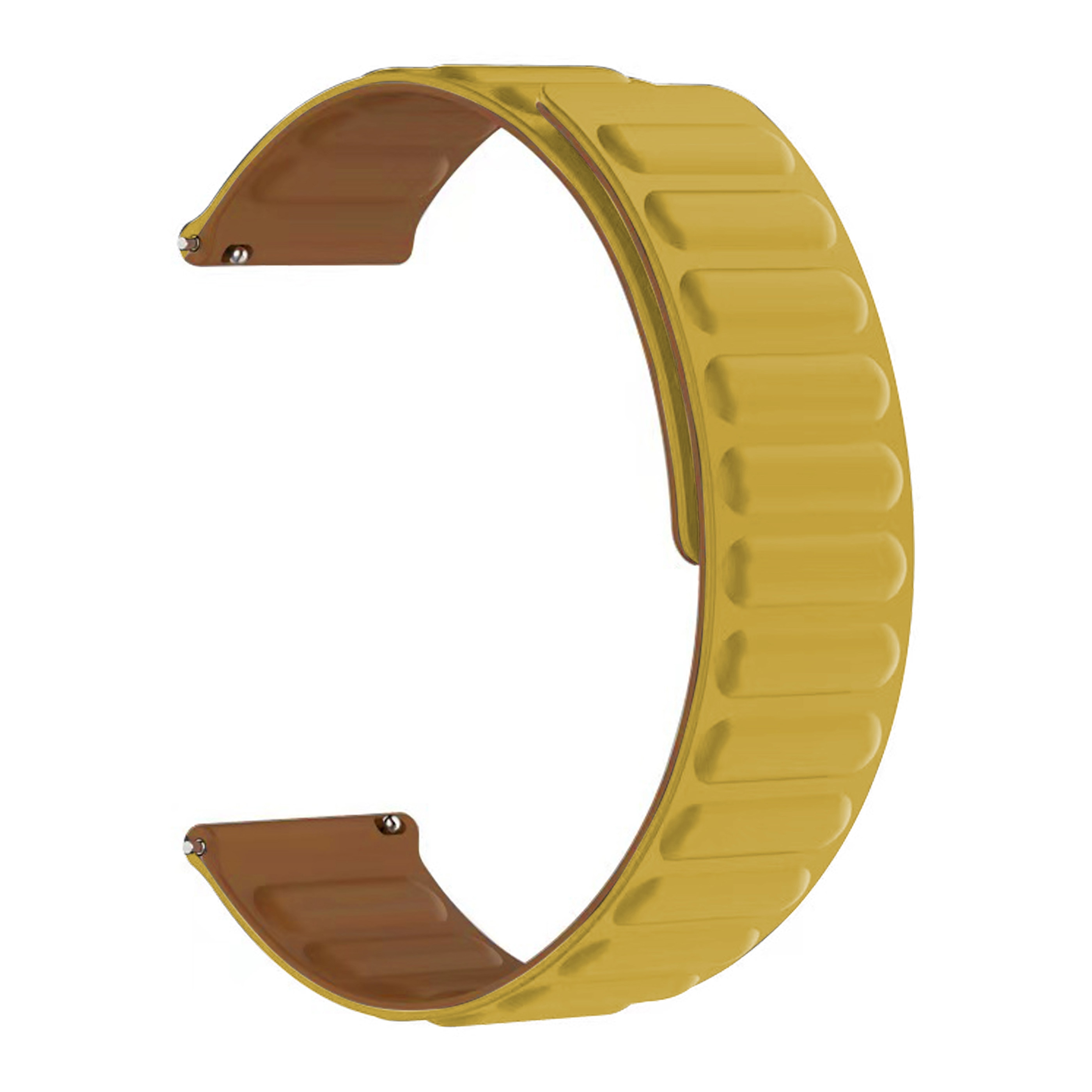 Magneettinen Silikoniranneke Garmin Vivomove Style keltainen