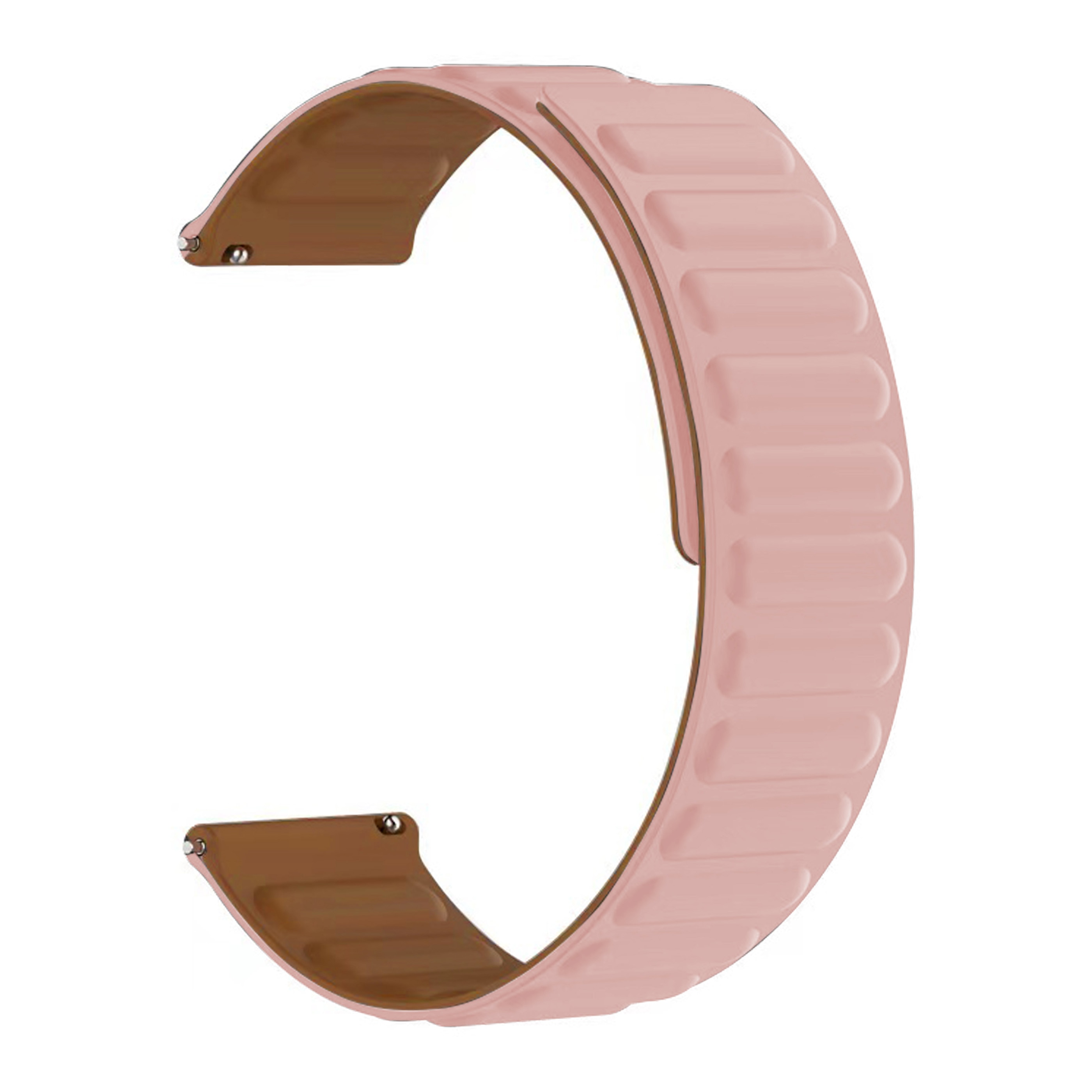 Magneettinen Silikoniranneke Garmin Vivomove Sport vaaleanpunainen