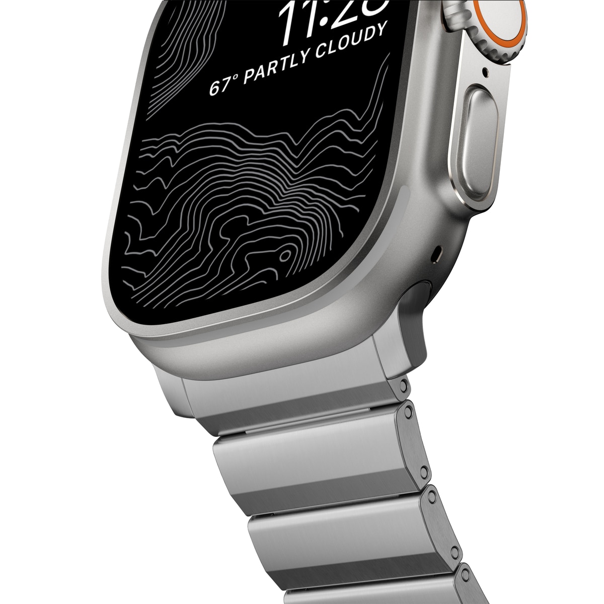 Titanium Band Apple Watch Ultra 2 49mm Silver