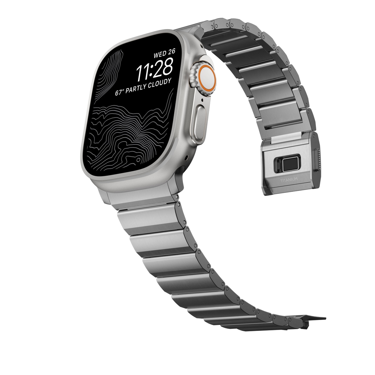 Titanium Band Apple Watch Ultra 2 49mm Silver