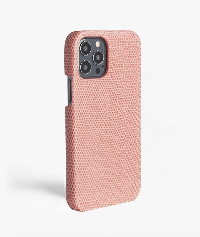 Kuori iPhone 12/iPhone 12 Pro Lizard Rosa Antico