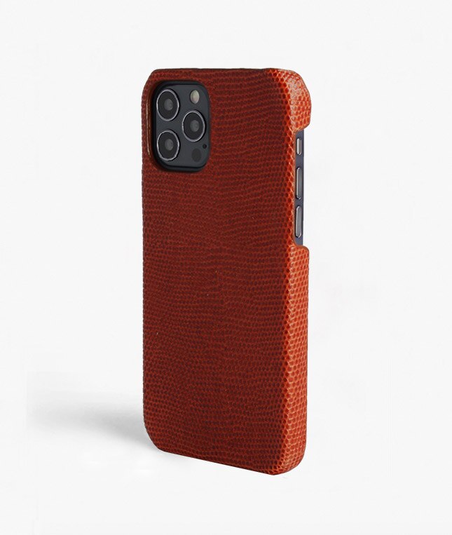 Kuori iPhone 12/iPhone 12 Pro Lizard Granata