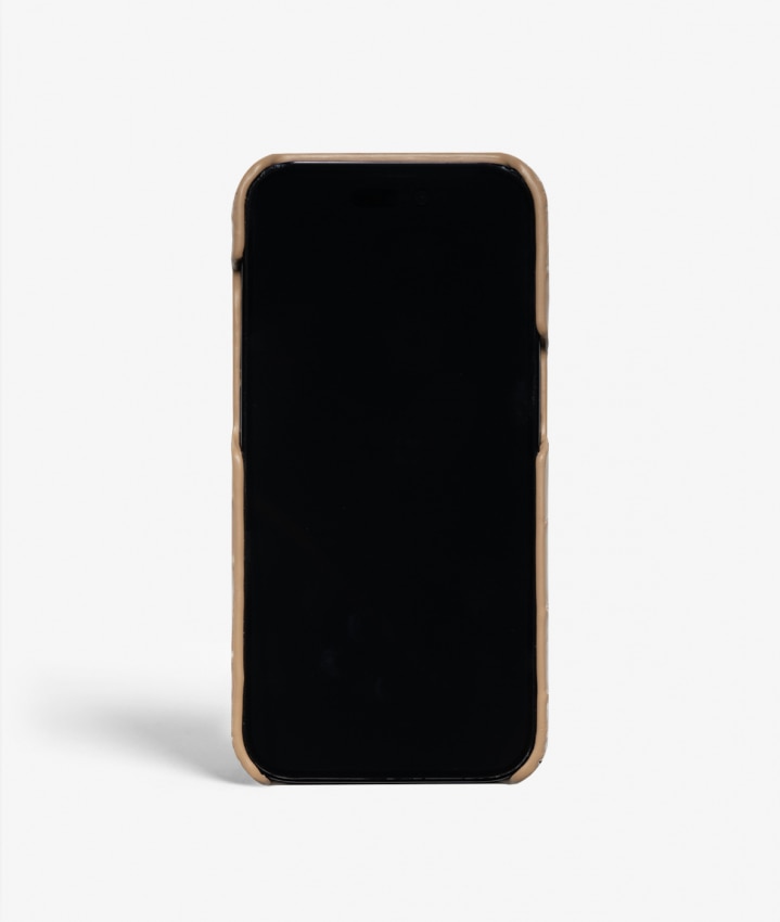 Kuori iPhone 12 Mini Croco Sand