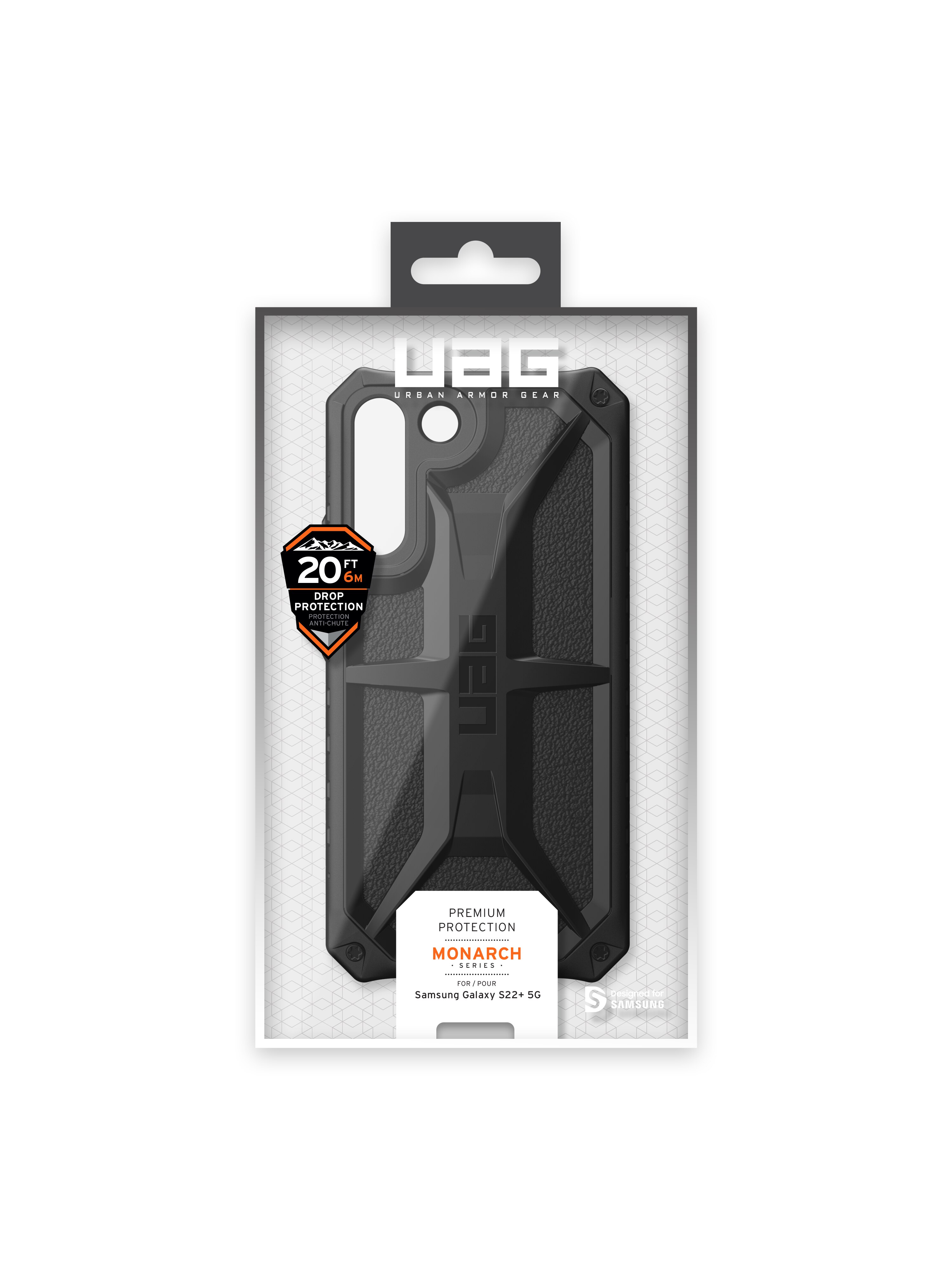 Galaxy S22 Plus Monarch Series Case Black