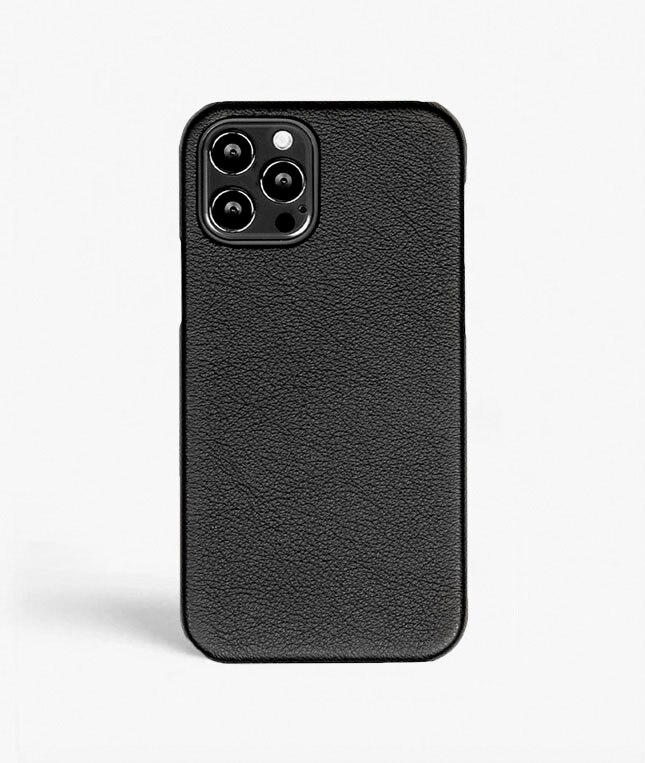 Kuori iPhone 12/iPhone 12 Pro Plain Black
