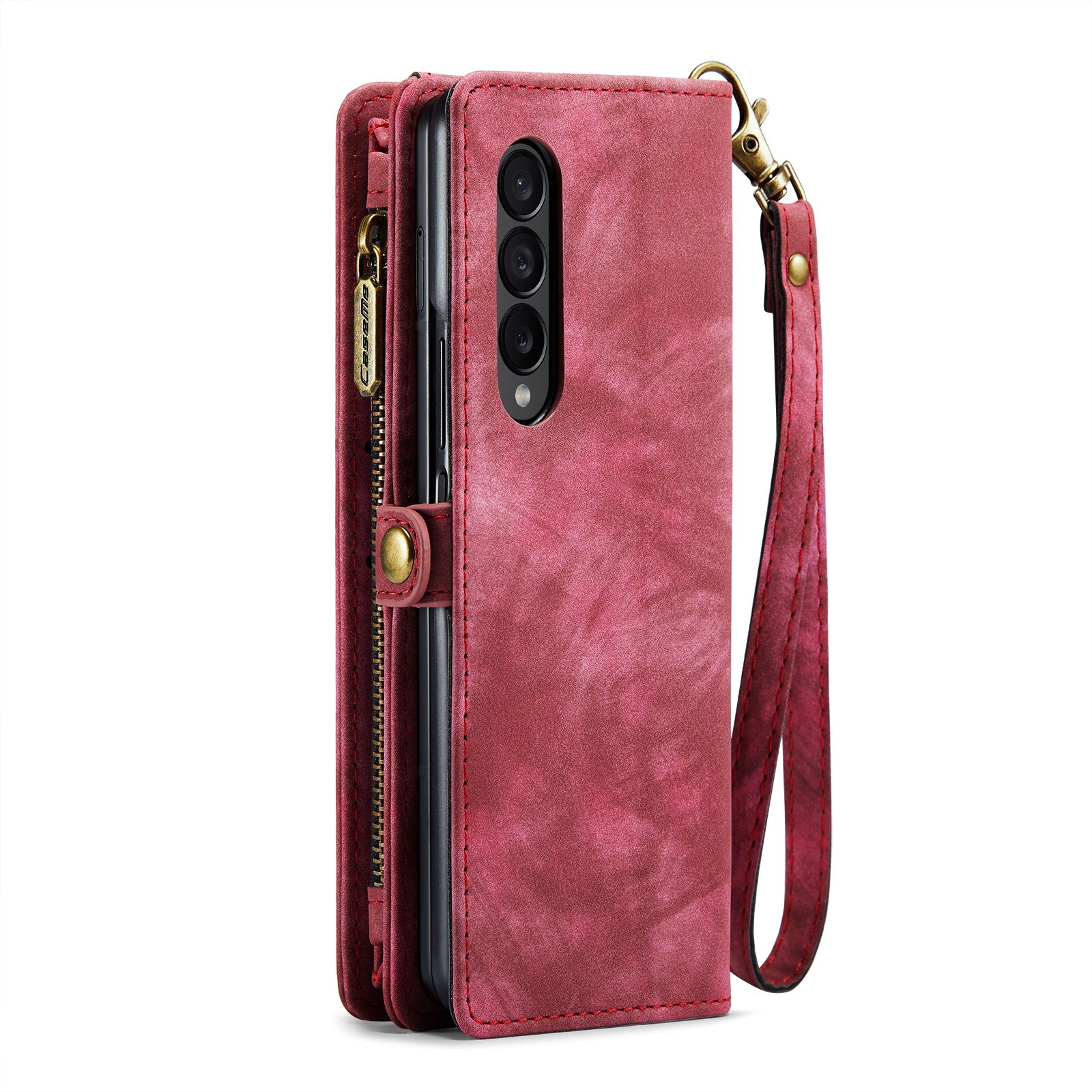 Multi-slot Suojakotelo Samsung Galaxy Z Fold 4 Punainen