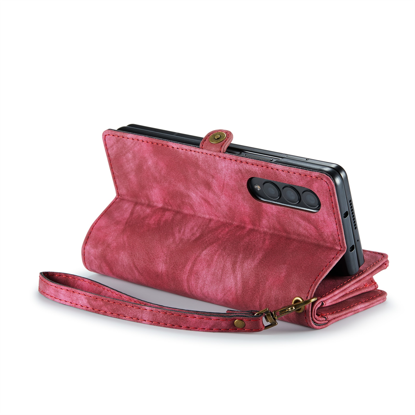 Multi-slot Suojakotelo Samsung Galaxy Z Fold 4 Punainen