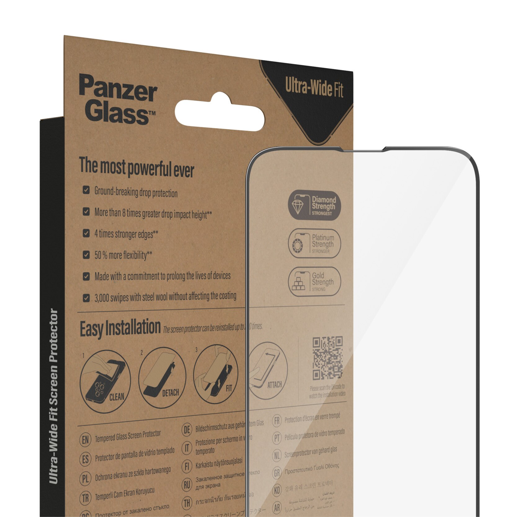 iPhone 13 Screen Protector Ultra Wide Fit