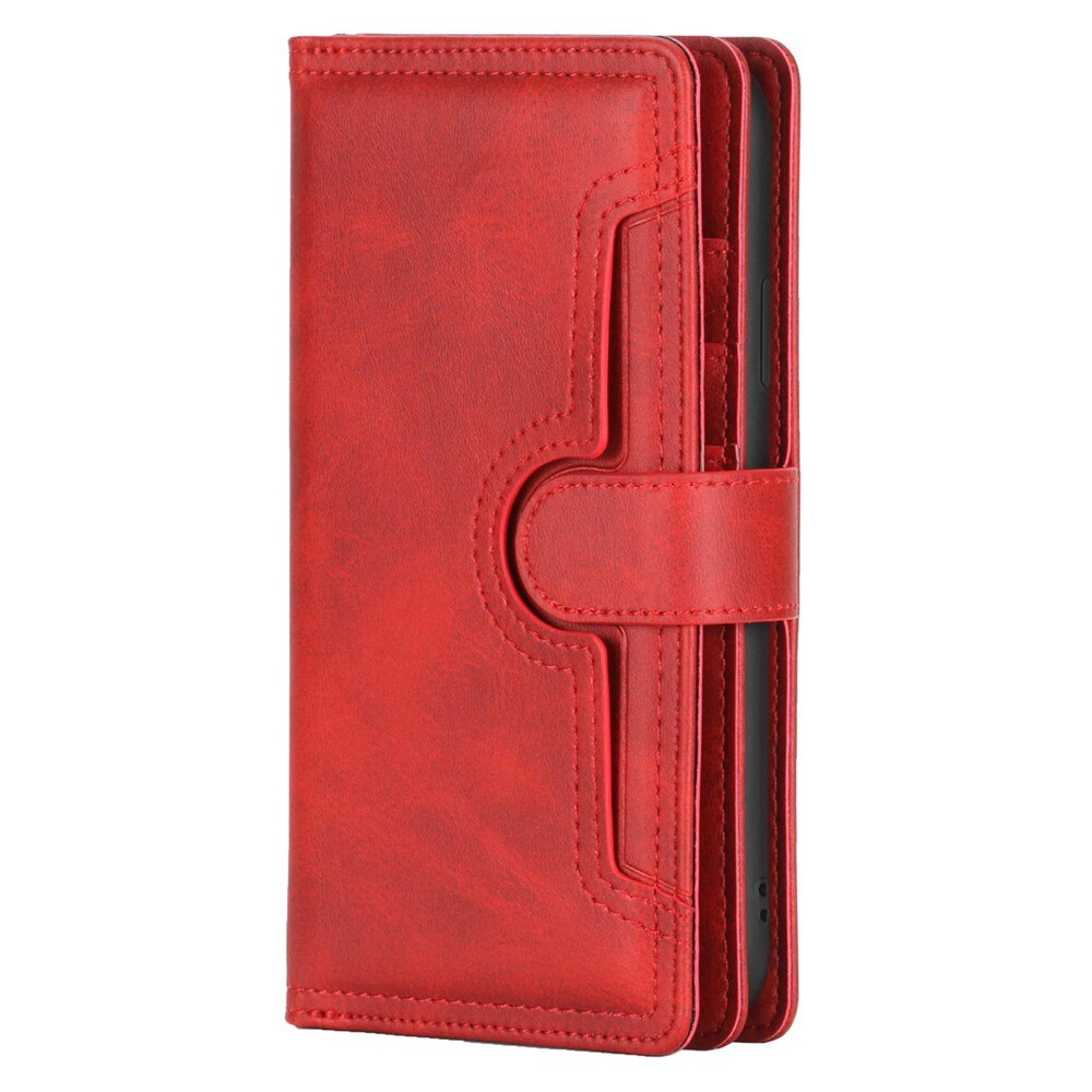 Suojakotelo Multi-slot iPhone 13 punainen