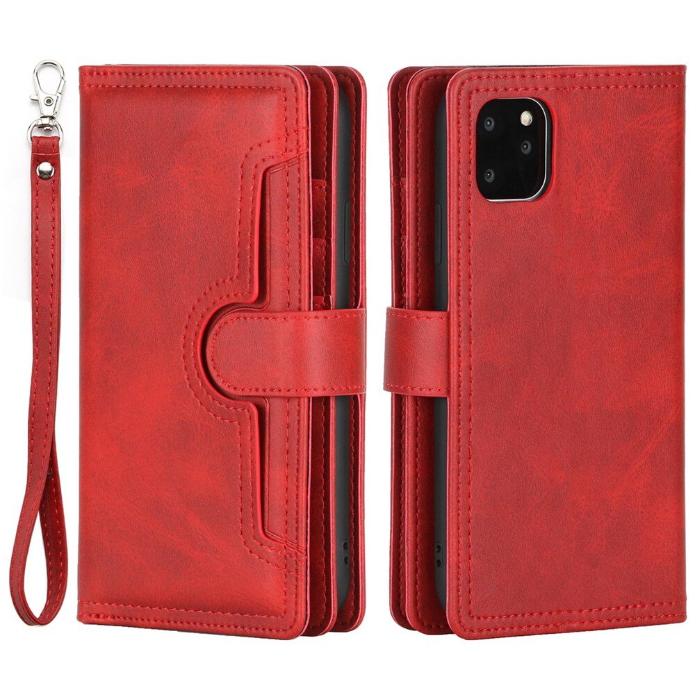 Suojakotelo Multi-slot iPhone 13 punainen