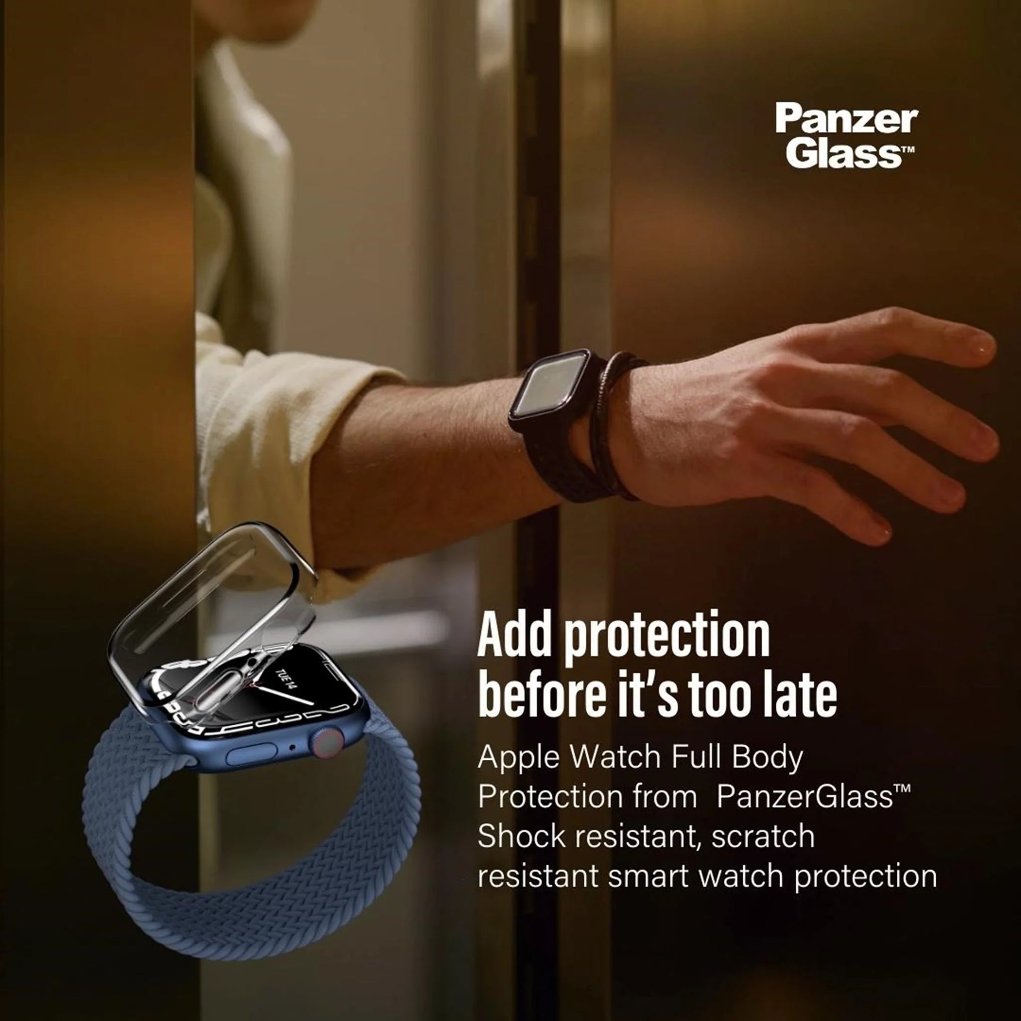Apple Watch SE 44mm Full Body Case Transparent