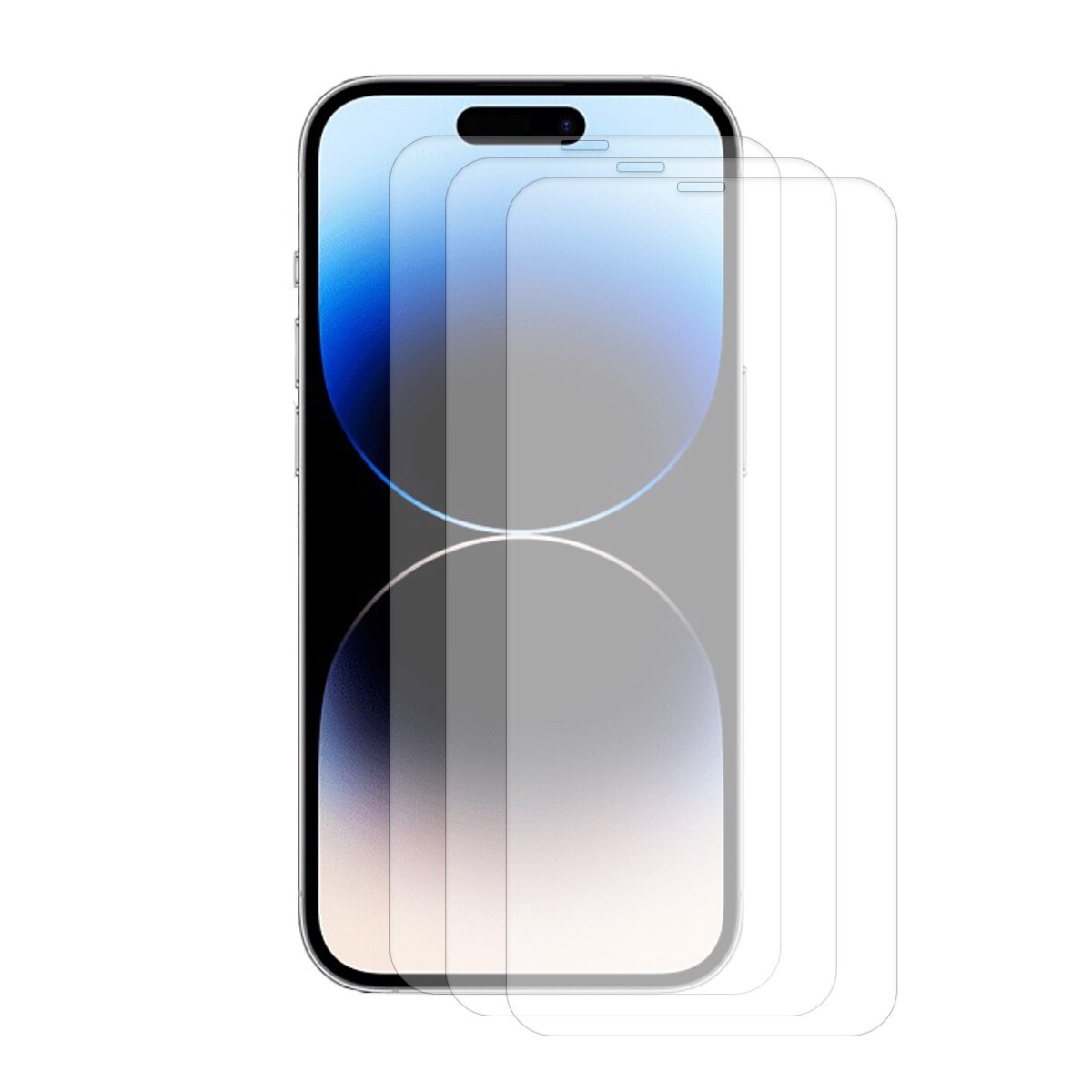 Setti iPhone 15 Pro Max, 3-pack Näytön Panssarilasi 0.3mm