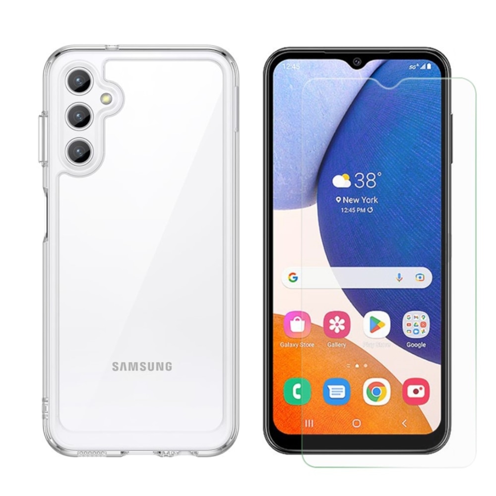 Samsung Galaxy A14 Setti Kuori ja Näytönsuoja