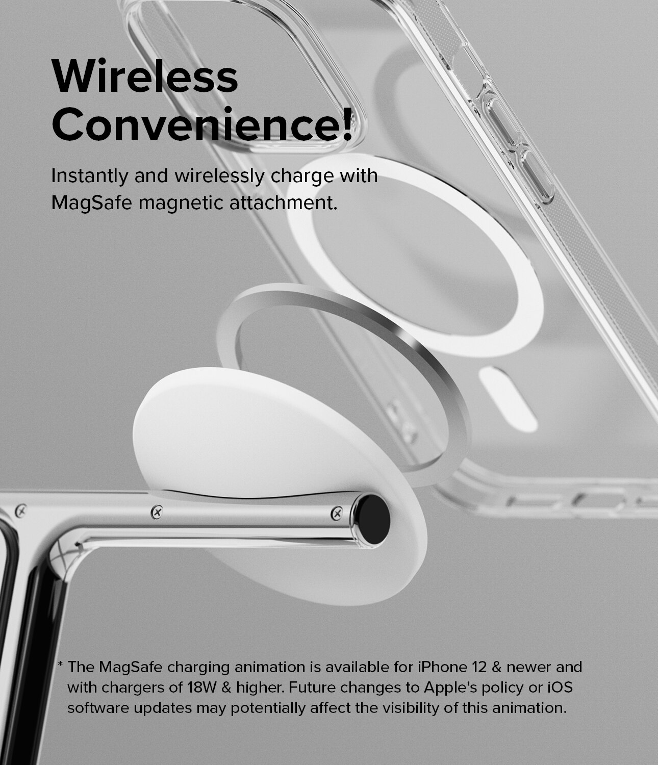 3-in-1 Wireless Charger Stand valkoinen