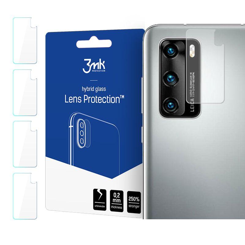 0.2mm Glass Lens Protection (4-pack) Huawei P40 Läpinäkyvä