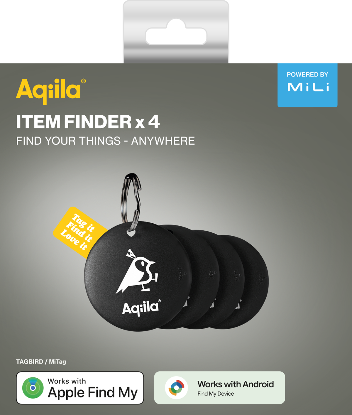 Tagbird Avainrengas (4-pack) 