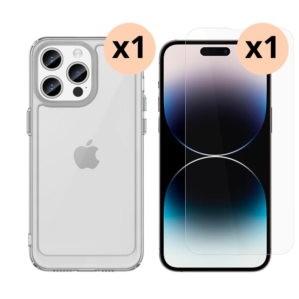 iPhone 15 Pro Max Setti Kuori ja Näytönsuoja