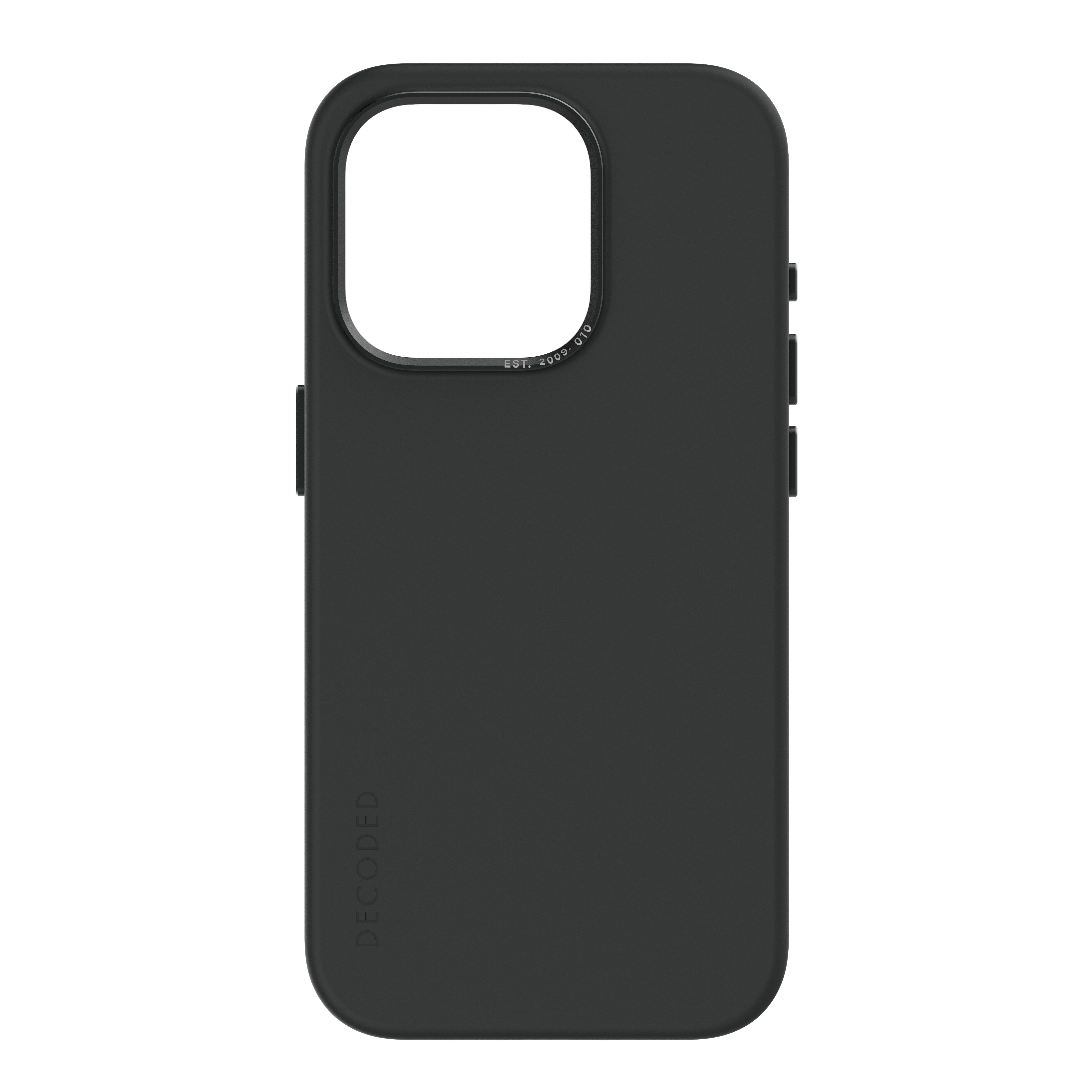 AntiMicrobial Silicone Back Cover iPhone 15 Pro Max Graphine
